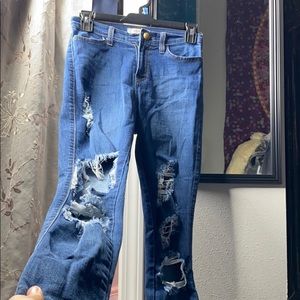 Vibrant jeans